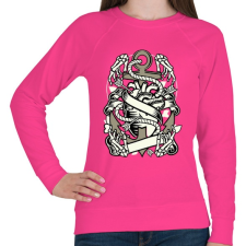 PRINTFASHION Örök szerelem - Női pulóver - Fukszia női pulóver, kardigán