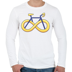 PRINTFASHION Örökké bringás - Férfi hosszú ujjú póló - Fehér
