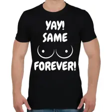 PRINTFASHION Örökké együtt! - Férfi póló - Fekete férfi póló