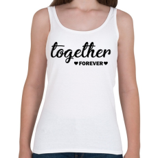 PRINTFASHION Örökké együtt - páros 2 - Női atléta - Fehér