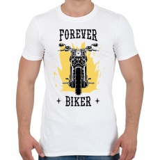 PRINTFASHION Örökké motoros - Férfi póló - Fehér