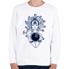 PRINTFASHION oroszlán  - Gyerek pulóver - Fehér gyerek pulóver, kardigán