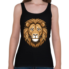 PRINTFASHION Oroszlán  - Női atléta - Fekete női trikó