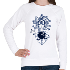 PRINTFASHION oroszlán  - Női pulóver - Fehér