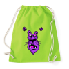 PRINTFASHION Oroszlán sokkban - Sportzsák, Tornazsák - Limezöld