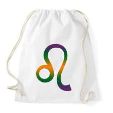 PRINTFASHION Oroszlán - Sportzsák, Tornazsák - Fehér tornazsák