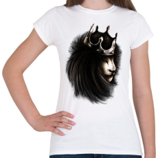 PRINTFASHION Oroszlán trón - Női póló - Fehér