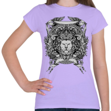 PRINTFASHION Oroszlán trón - Női póló - Viola