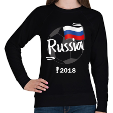 PRINTFASHION Oroszország - Női pulóver - Fekete női pulóver, kardigán