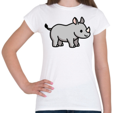 PRINTFASHION Orrszarvú - Női póló - Fehér női póló