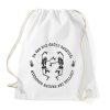 PRINTFASHION Őrült barát - Sportzsák, Tornazsák - Fehér