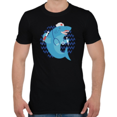 PRINTFASHION Orvos cápa  - Férfi póló - Fekete