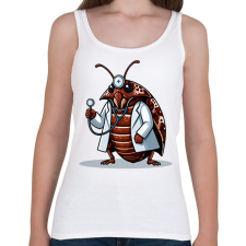 PRINTFASHION Orvos - Női atléta - Fehér női trikó