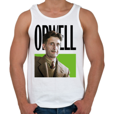 PRINTFASHION Orwell - Önarckép - Férfi atléta - Fehér