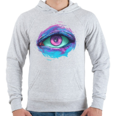 PRINTFASHION Őrző - Férfi kapucnis pulóver - Sport szürke
