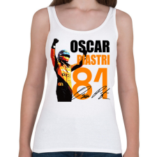PRINTFASHION Oscar Piastri - Női atléta - Fehér női trikó