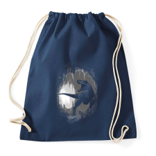 PRINTFASHION Ősi barlang - Sportzsák, Tornazsák - Sötétkék tornazsák