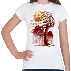 PRINTFASHION Ősök területe - Női póló - Fehér