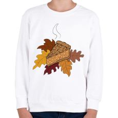 PRINTFASHION Őszi pite - Gyerek pulóver - Fehér