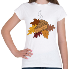 PRINTFASHION Őszi pite - Női póló - Fehér