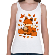 PRINTFASHION Őszi róka - Női atléta - Fehér