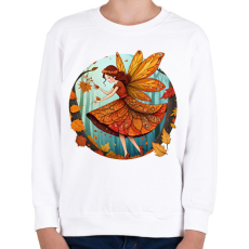 PRINTFASHION Ősztündér - Gyerek pulóver - Fehér