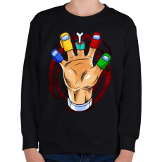 PRINTFASHION Ötös - Gyerek pulóver - Fekete