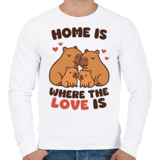 PRINTFASHION Otthon - Férfi pulóver - Fehér férfi pulóver, kardigán