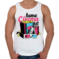 PRINTFASHION Otthoni mozi - Férfi atléta - Fehér atléta, trikó