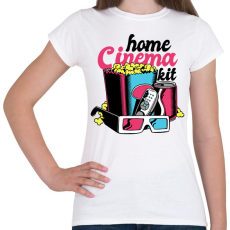 PRINTFASHION Otthoni mozi - Női póló - Fehér