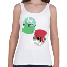 PRINTFASHION Óvd a természetet!  - Női atléta - Fehér