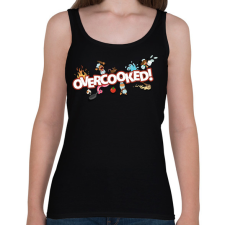 PRINTFASHION Overcooked - Női atléta - Fekete női trikó