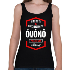 PRINTFASHION Óvónő prémium minőség - Női atléta - Fekete