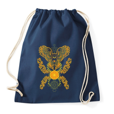 PRINTFASHION owl joga2 - Sportzsák, Tornazsák - Sötétkék tornazsák