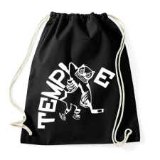 PRINTFASHION Owl temple hockey - Sportzsák, Tornazsák - Fekete tornazsák