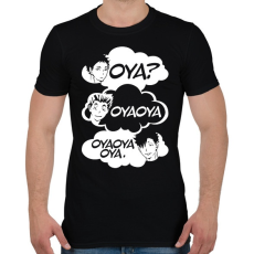 PRINTFASHION Oya? Oya Oya! - Férfi póló - Fekete