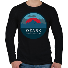 PRINTFASHION Ozark / mountains - Férfi hosszú ujjú póló - Fekete