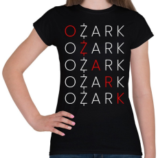 PRINTFASHION OZARK - Női póló - Fekete