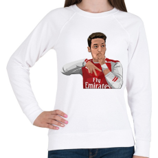 PRINTFASHION Özil - Női pulóver - Fehér