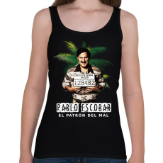 PRINTFASHION pablo escobar - Női atléta - Fekete