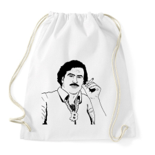 PRINTFASHION Pablo Escobar - Sportzsák, Tornazsák - Fehér tornazsák