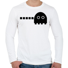 PRINTFASHION Pac-man - páros - Férfi hosszú ujjú póló - Fehér férfi póló