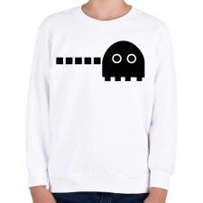 PRINTFASHION Pac-man - páros - Gyerek pulóver - Fehér gyerek pulóver, kardigán