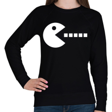 PRINTFASHION Pac-man - páros - Női pulóver - Fekete