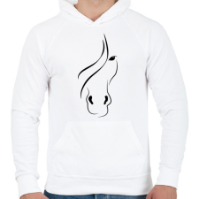 PRINTFASHION Pacifej - Férfi kapucnis pulóver - Fehér férfi pulóver, kardigán