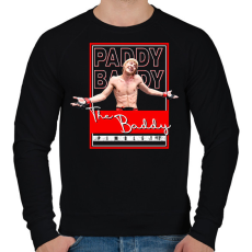 PRINTFASHION PADDY the baddy - Férfi pulóver - Fekete