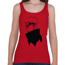 PRINTFASHION Pain fekete - Női atléta - Cseresznyepiros női trikó