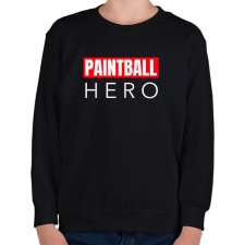PRINTFASHION PAINTBALL HERO - Gyerek pulóver - Fekete gyerek pulóver, kardigán
