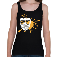 PRINTFASHION Paintball - Női atléta - Fekete