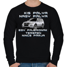 PRINTFASHION Pajero - Férfi pulóver - Fekete férfi pulóver, kardigán